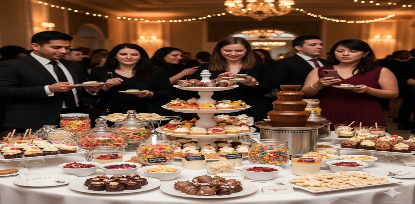 Event Eats and Treats setup